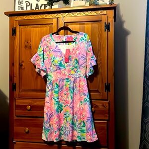 Brand new Lilly Pulitzer Blaire Stretch Dress in “It Was All a Dream.”